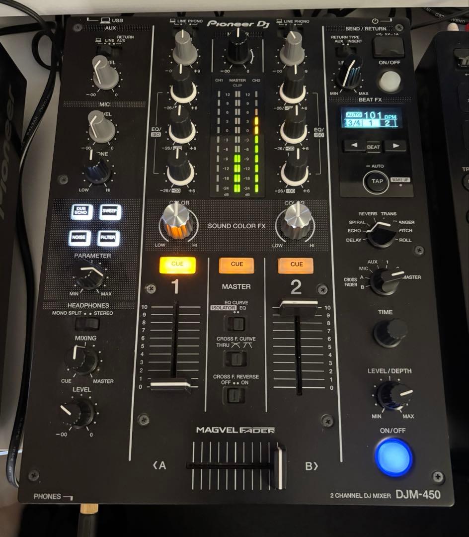Pioneer DJ DJM-450 2チャンネルミキサー