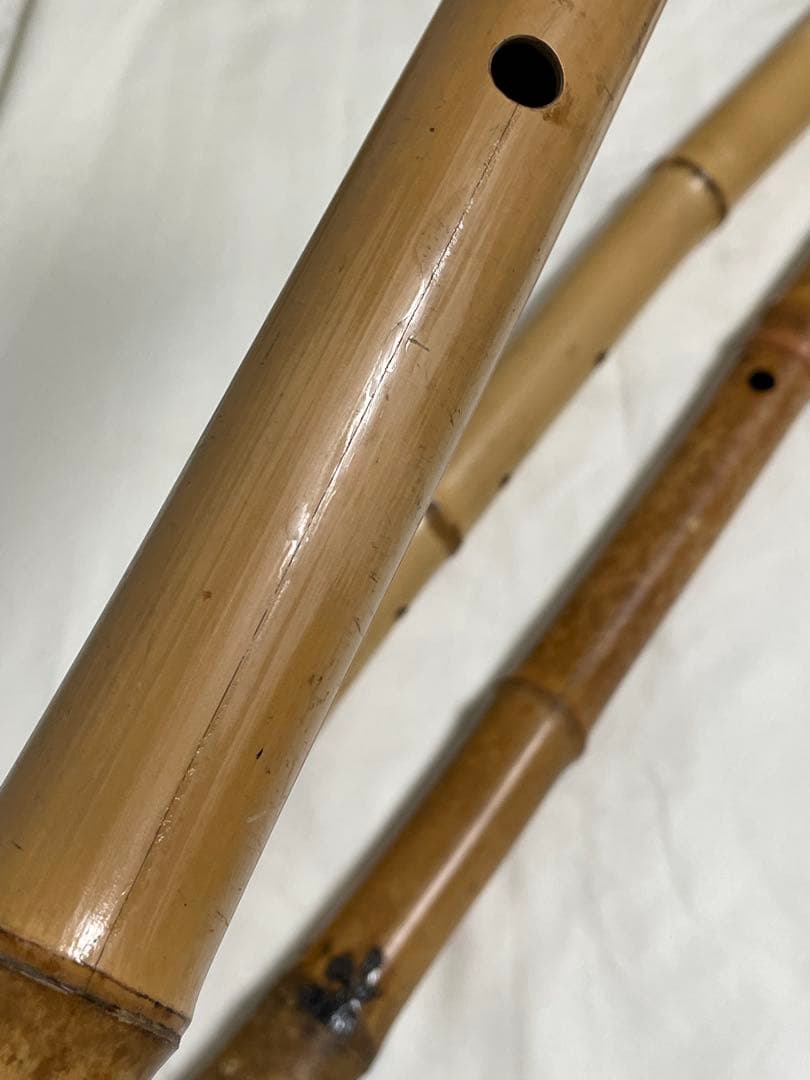 【3管】地無し尺八 セット売り