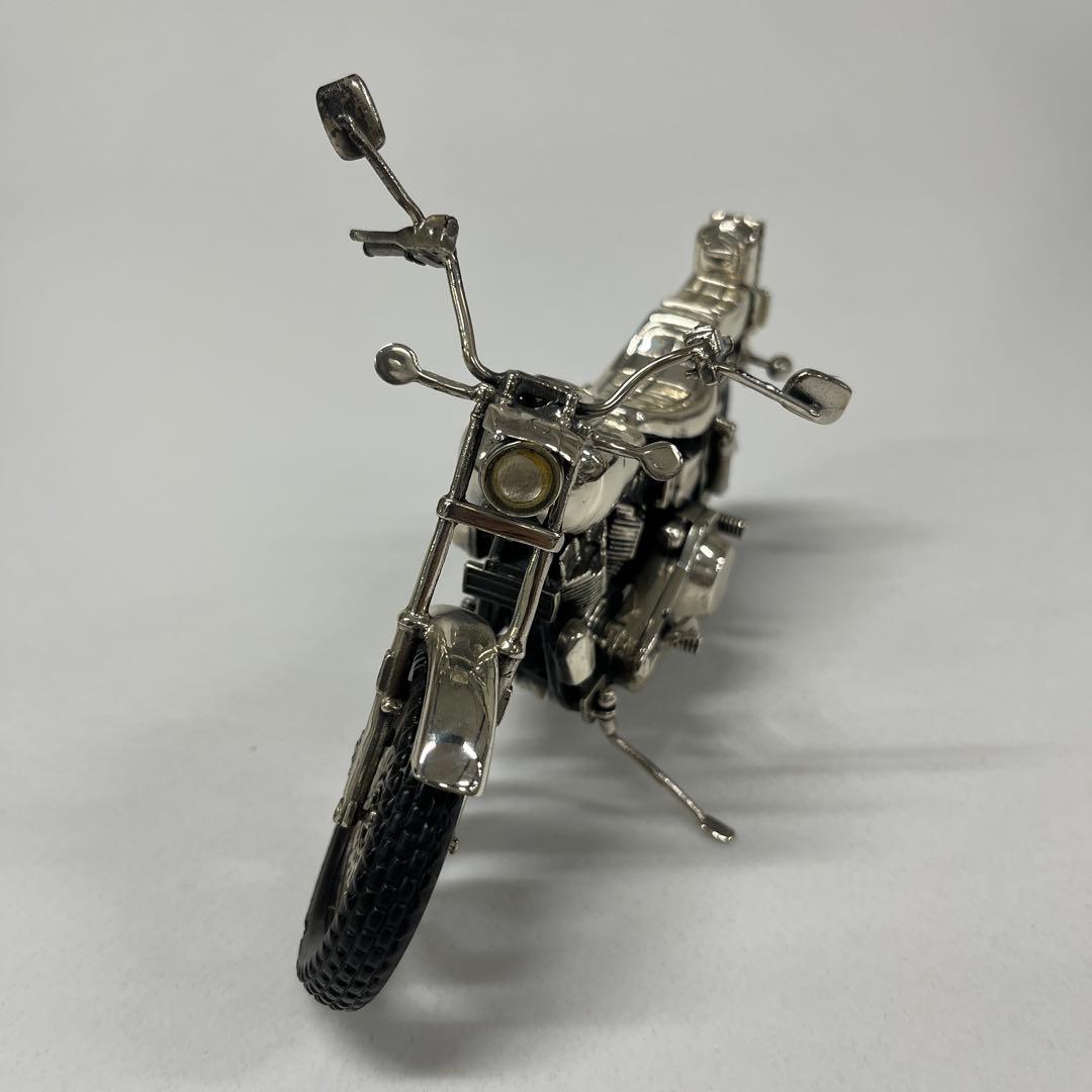 純銀　ハーレー　置物