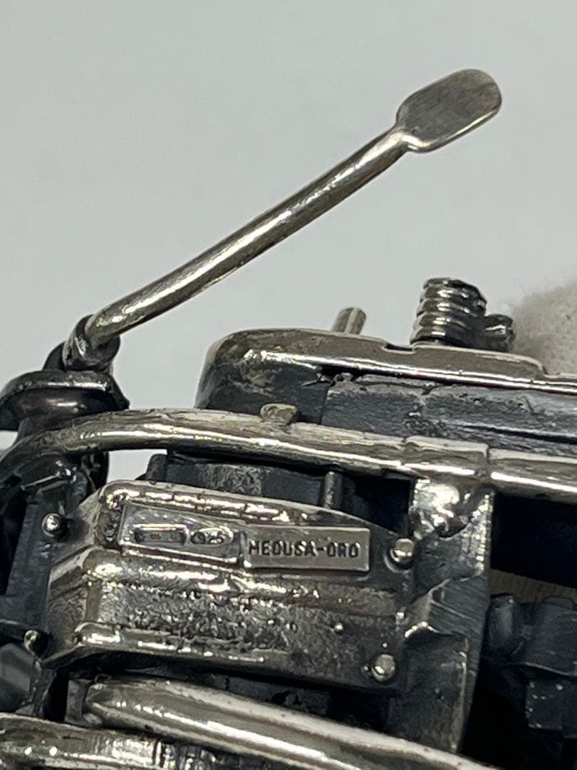 純銀　ハーレー　置物