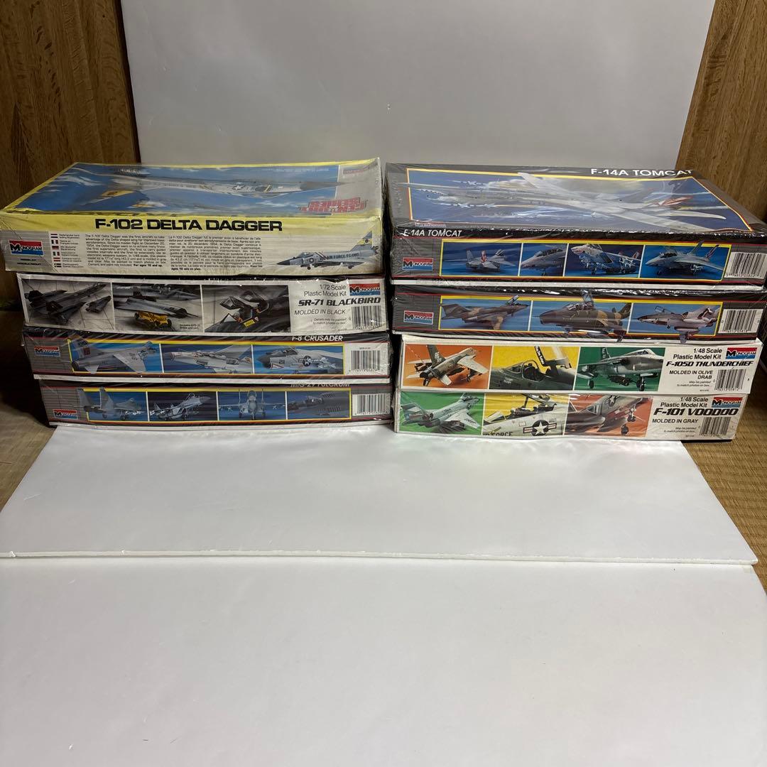 モノグラム 航空機 ジェット機モデルキット8個セット