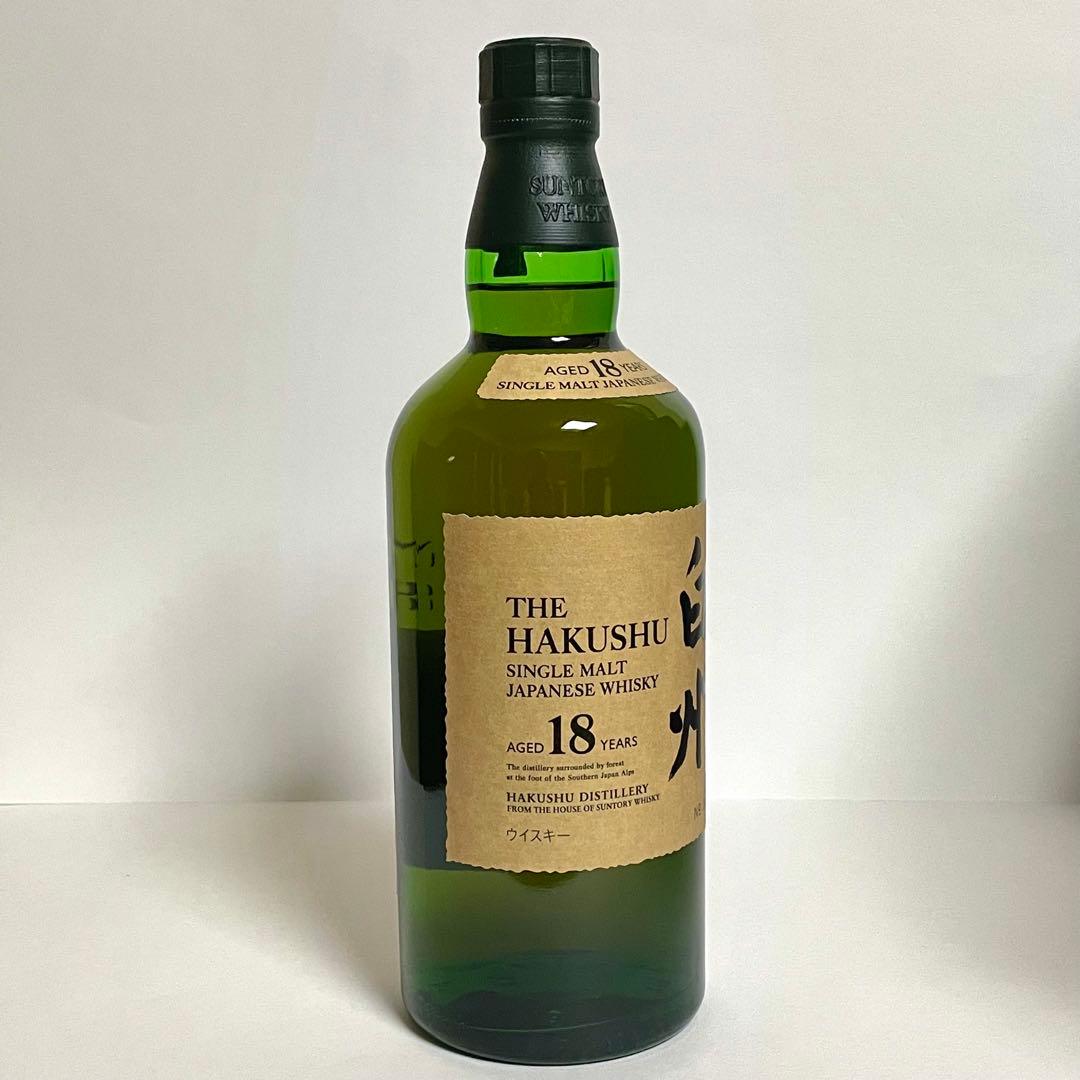 R6.3.30購入【新品未開栓】 サントリー 白州18年 正規品 1本 / 山崎