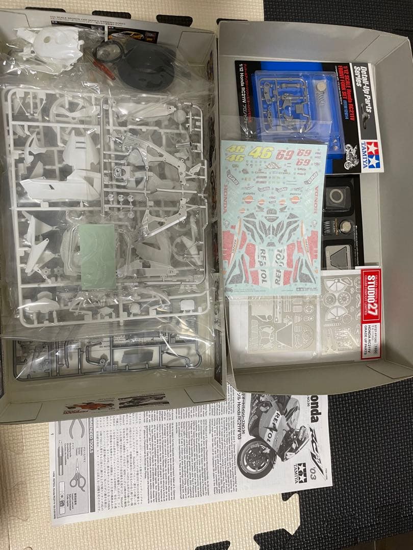 TAMIYA ホンダ RC211V '03 プラモデル 3点セット