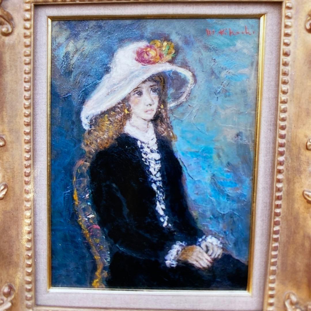 絵画　油絵　油彩画　優美　華麗　美品　アート