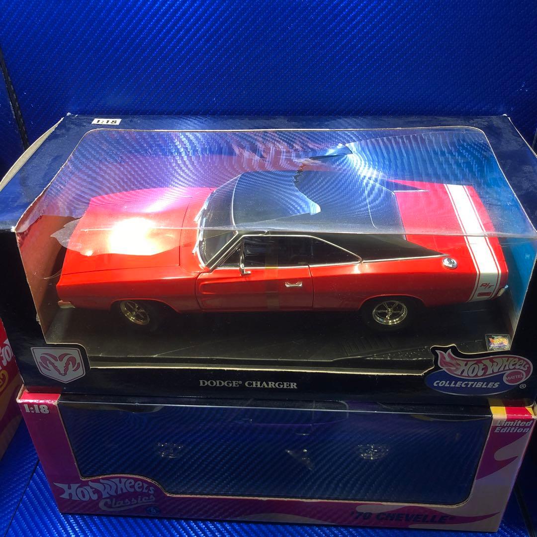 Hotwheels 1/18 【未開封品】1970 chevelle＋dodge