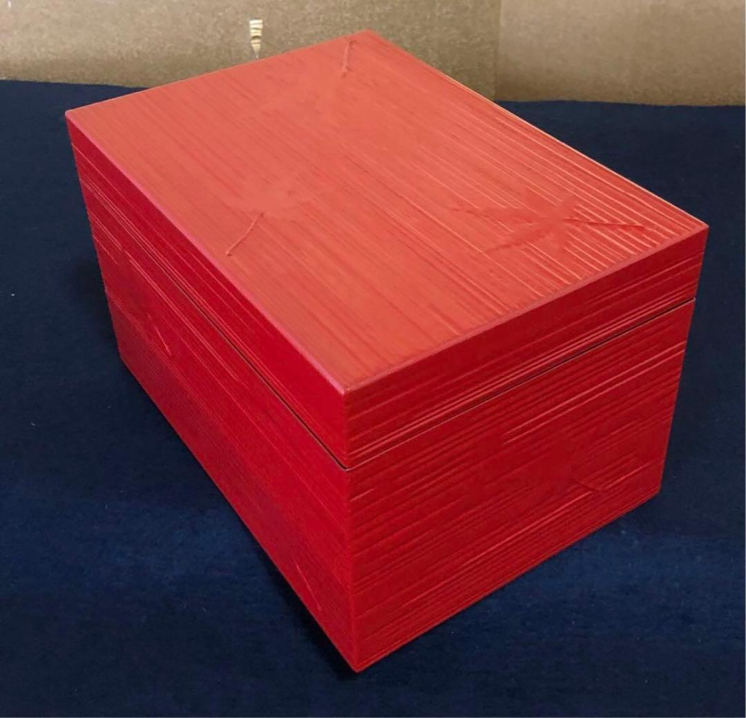 《R》紅葉 一閑 茶箱 3点付 遠州流 中谷光哉 共箱260107か5