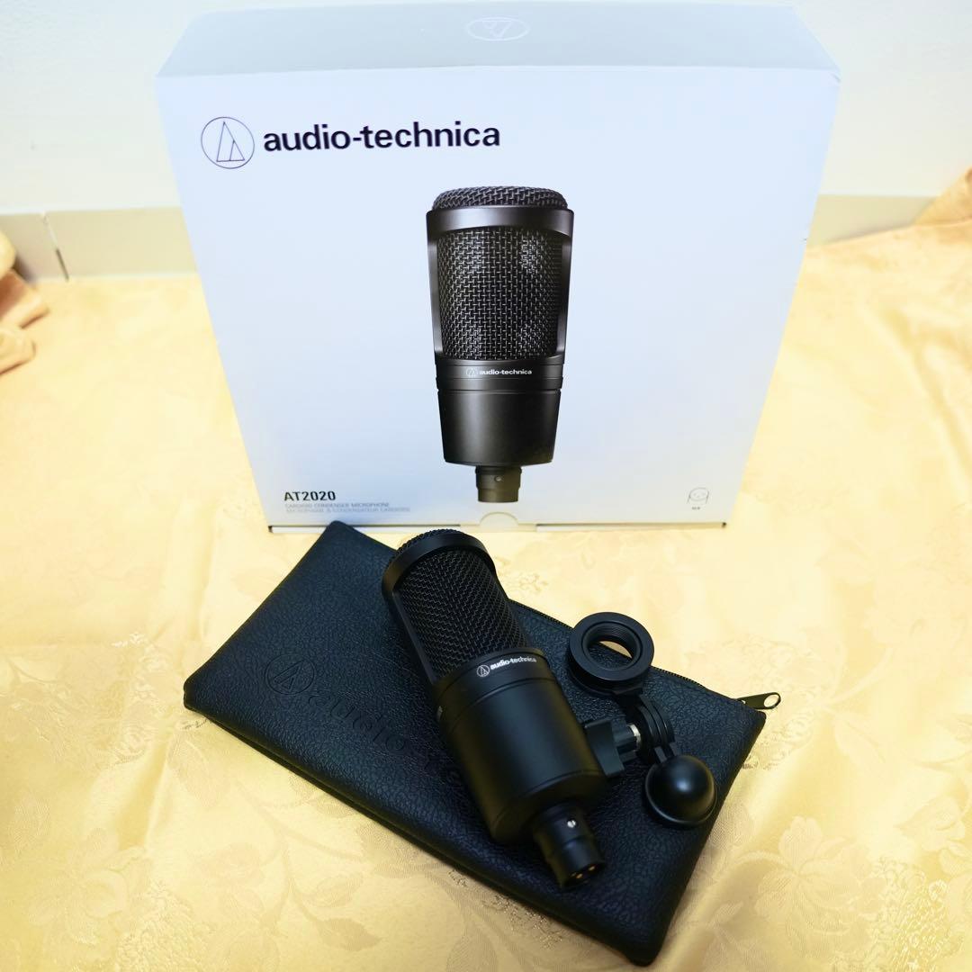 ほぼ未使用 audio-technica AT2020 コンデンサーマイク 配信