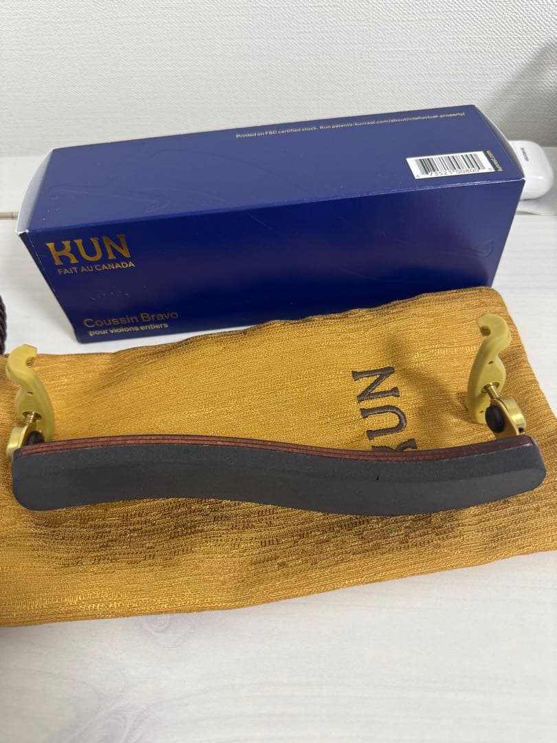 KUN Coussin Bravo 肩当 バイオリン用 4/4サイズ