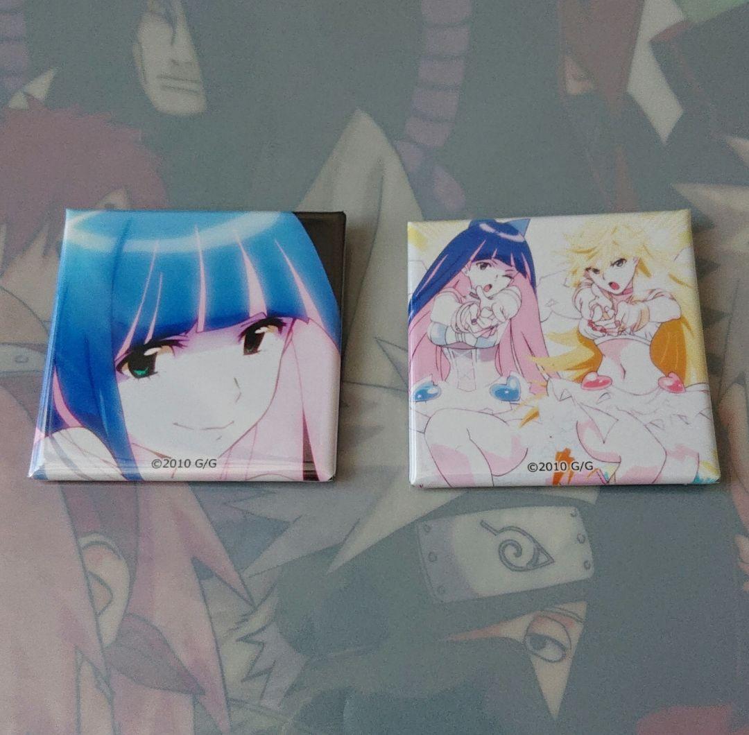 パンティ&ストッキング スクエア缶バッジ2個セット