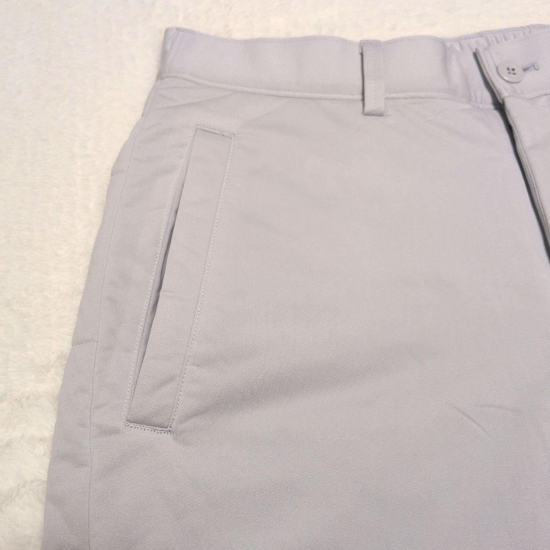 美品♡アンダーアーマー キルティング パンツ XL 中綿 グレー 防寒 ゴルフ