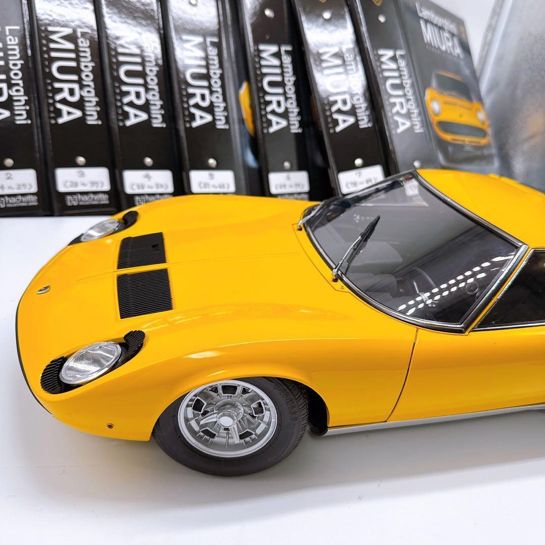 ユーワンさま　ランボルギーニ　ミウラ　１/8 完成品　ウレタンクリア塗装仕上げ