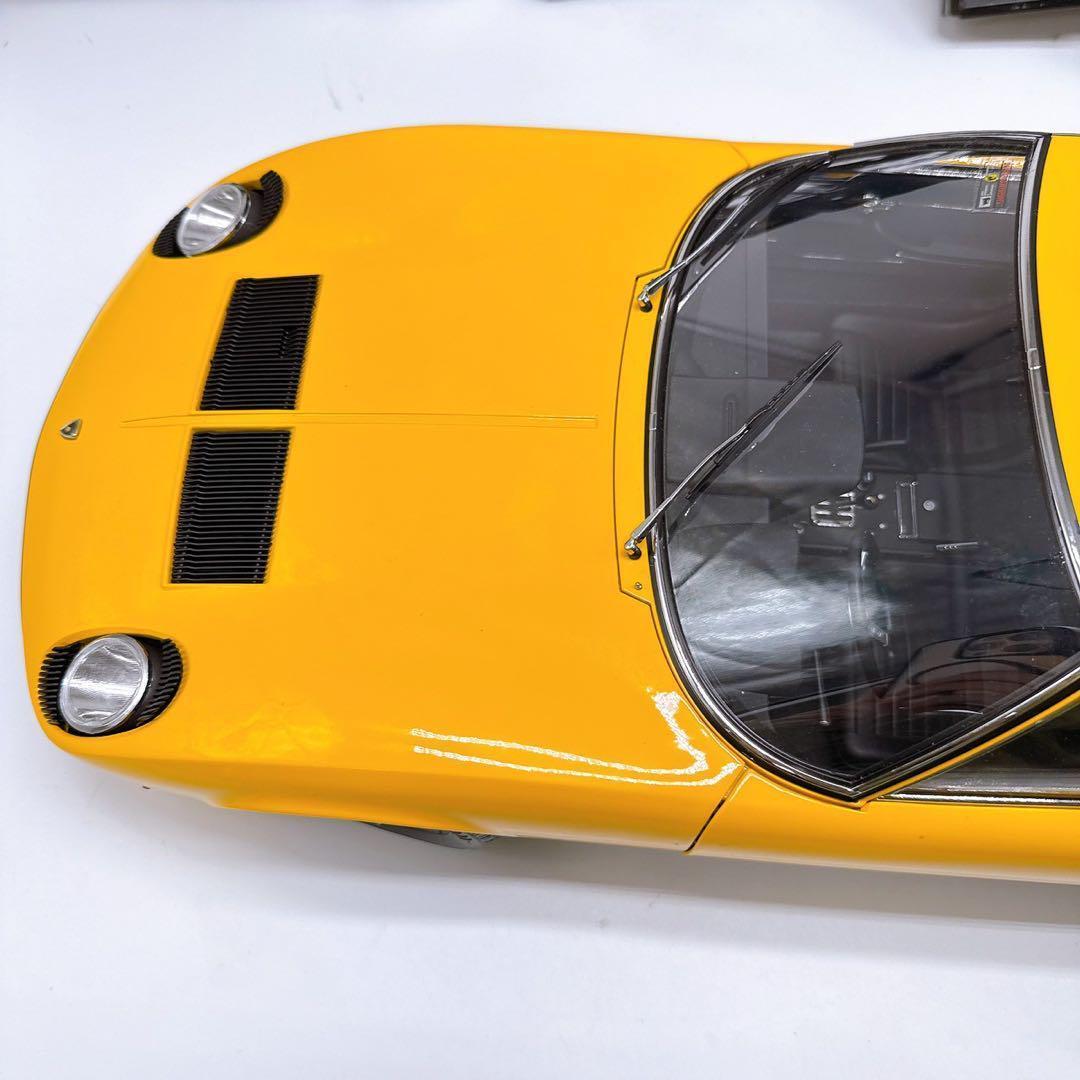 ユーワンさま　ランボルギーニ　ミウラ　１/8 完成品　ウレタンクリア塗装仕上げ