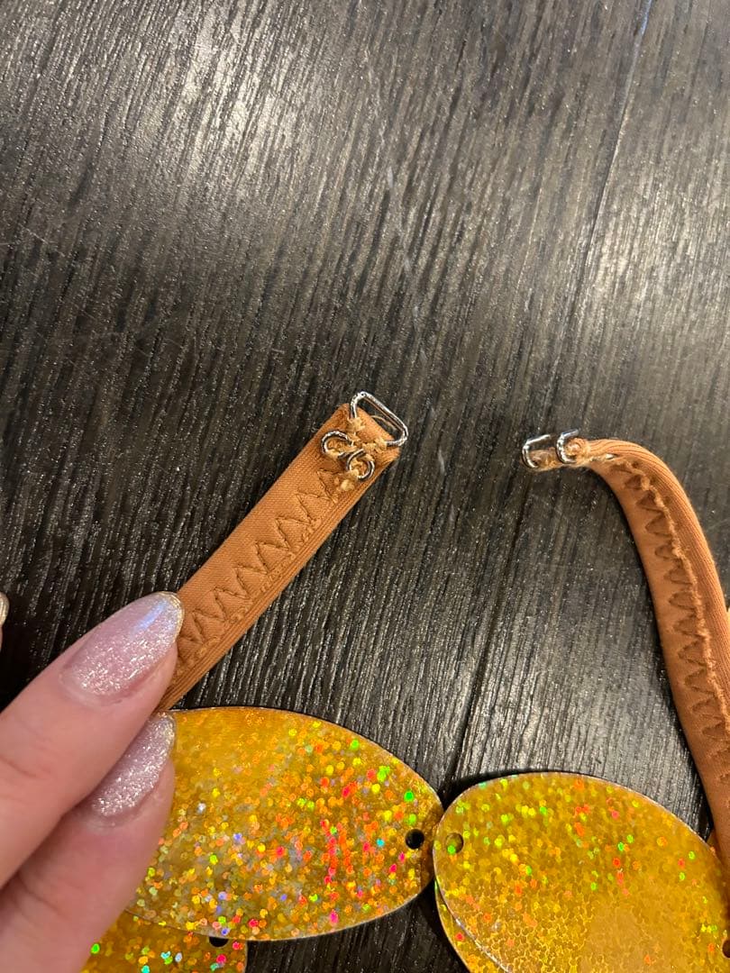 ゴールド装飾ダンス衣装