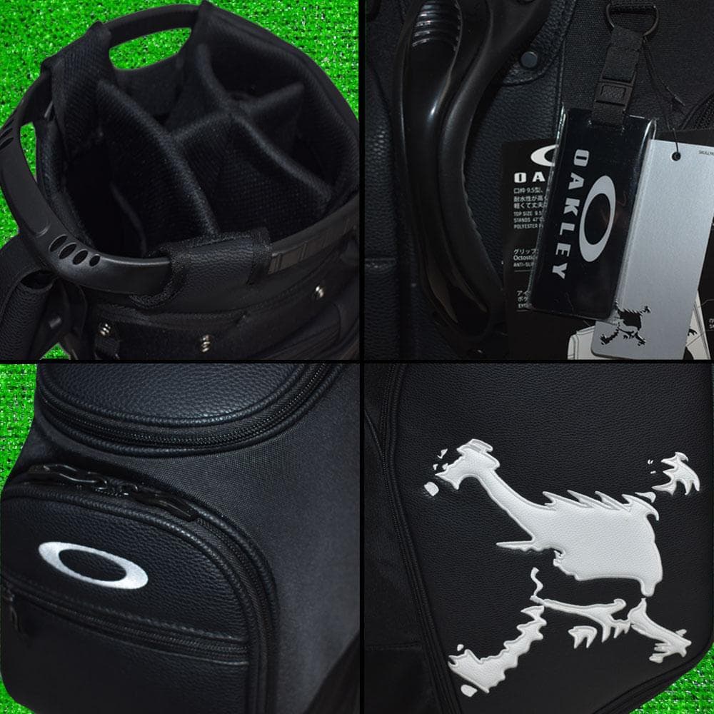 中*ん様 ＯＡＫＬＥＹ オークリー ゴルフ 高級キャディーバック９.５型【ブラッ