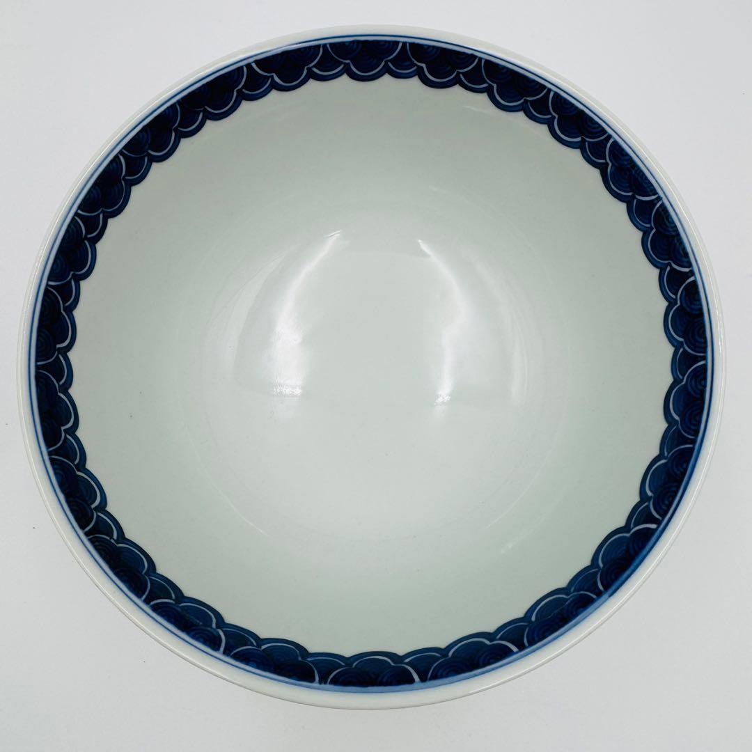 【京焼　平安　清山造　五彩龍図　絵付鉢　共箱】骨董　アンティーク　インテリア