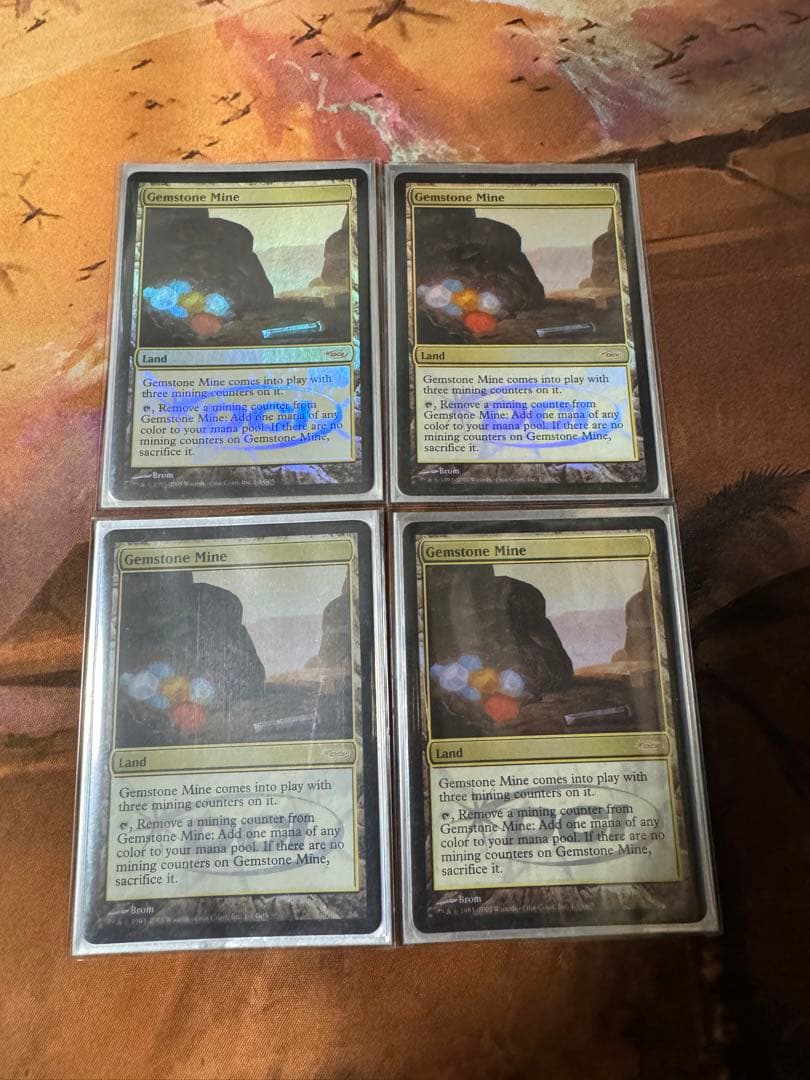 Mtg 宝石鉱山　foil 英　4枚