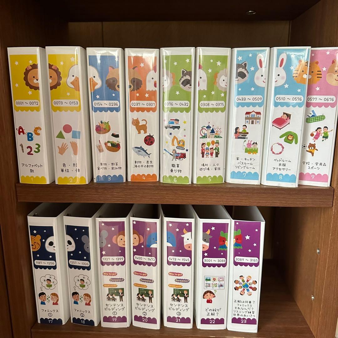 ペッピーキッズクラブ ピクチャーカード 収納ファイル＋リフィル まとめ売り