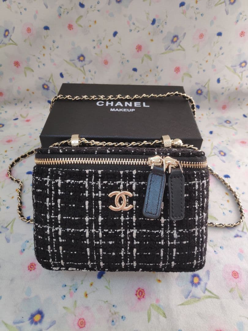 シャネル ツイード チェーンショルダーバッグ ノベルティ