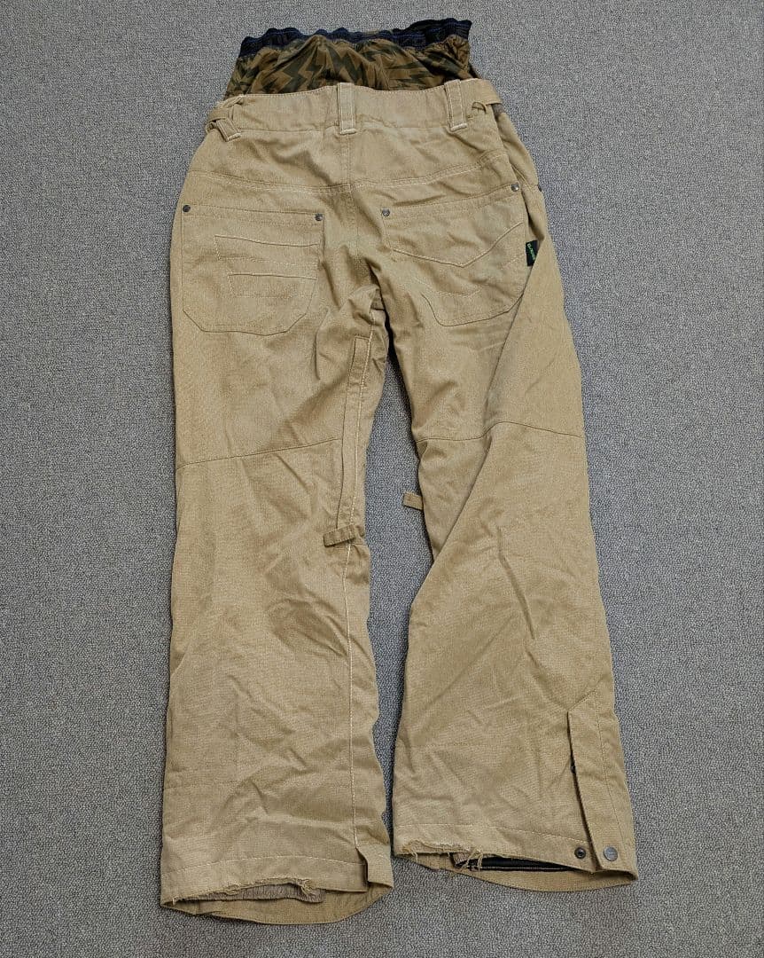 【定価5万円以上】本格スノボウェア3点セット 防水2万mm 黒×カーキ