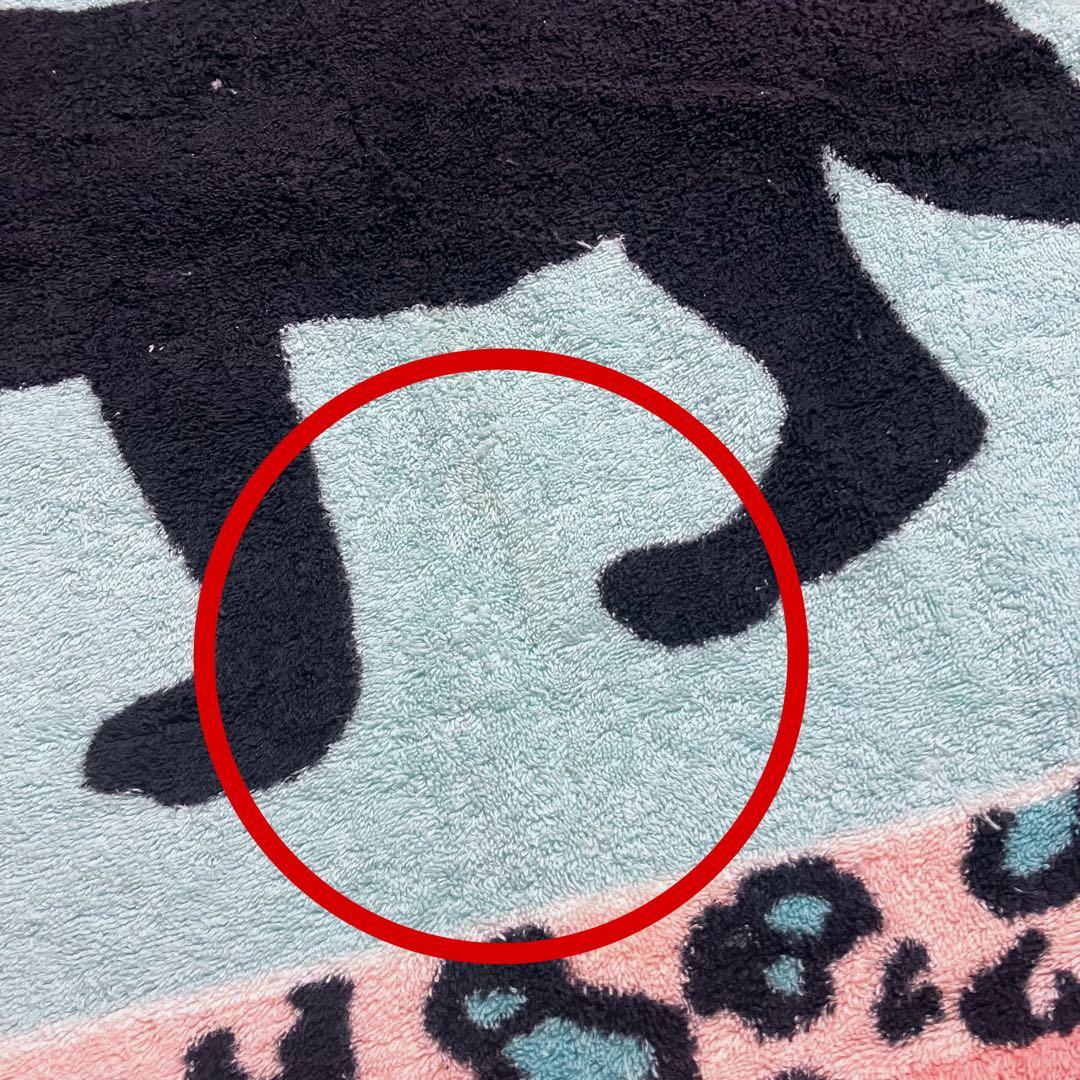 ⭐️良品⭐️ エルメス ビーチタオル パンサー 黒豹 マット ピンク ブルー