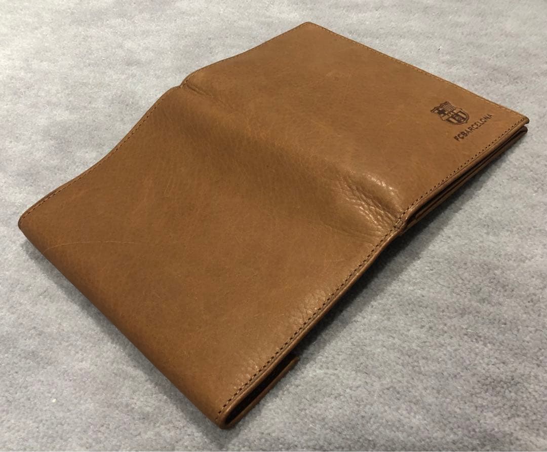 FCバルセロナ 本革 お札入れ 定期入れ カード入れ