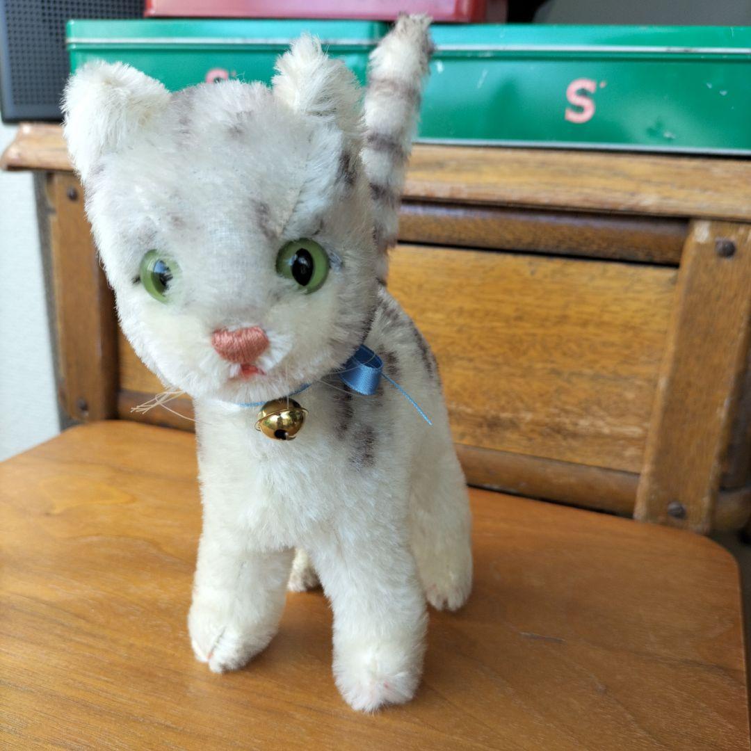 ビンテージ　シュタイフ　Lizzy　キャット　猫