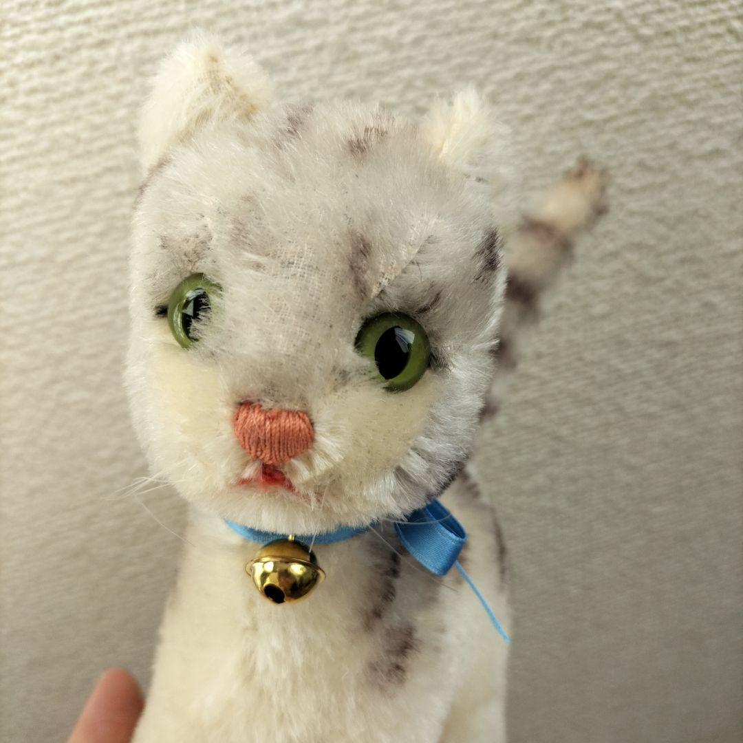 ビンテージ　シュタイフ　Lizzy　キャット　猫