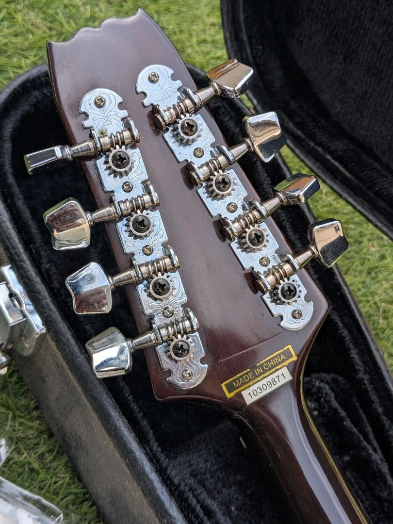 美品 Aria AM-200 フラットマンドリン バードケース付属品多数 アリア