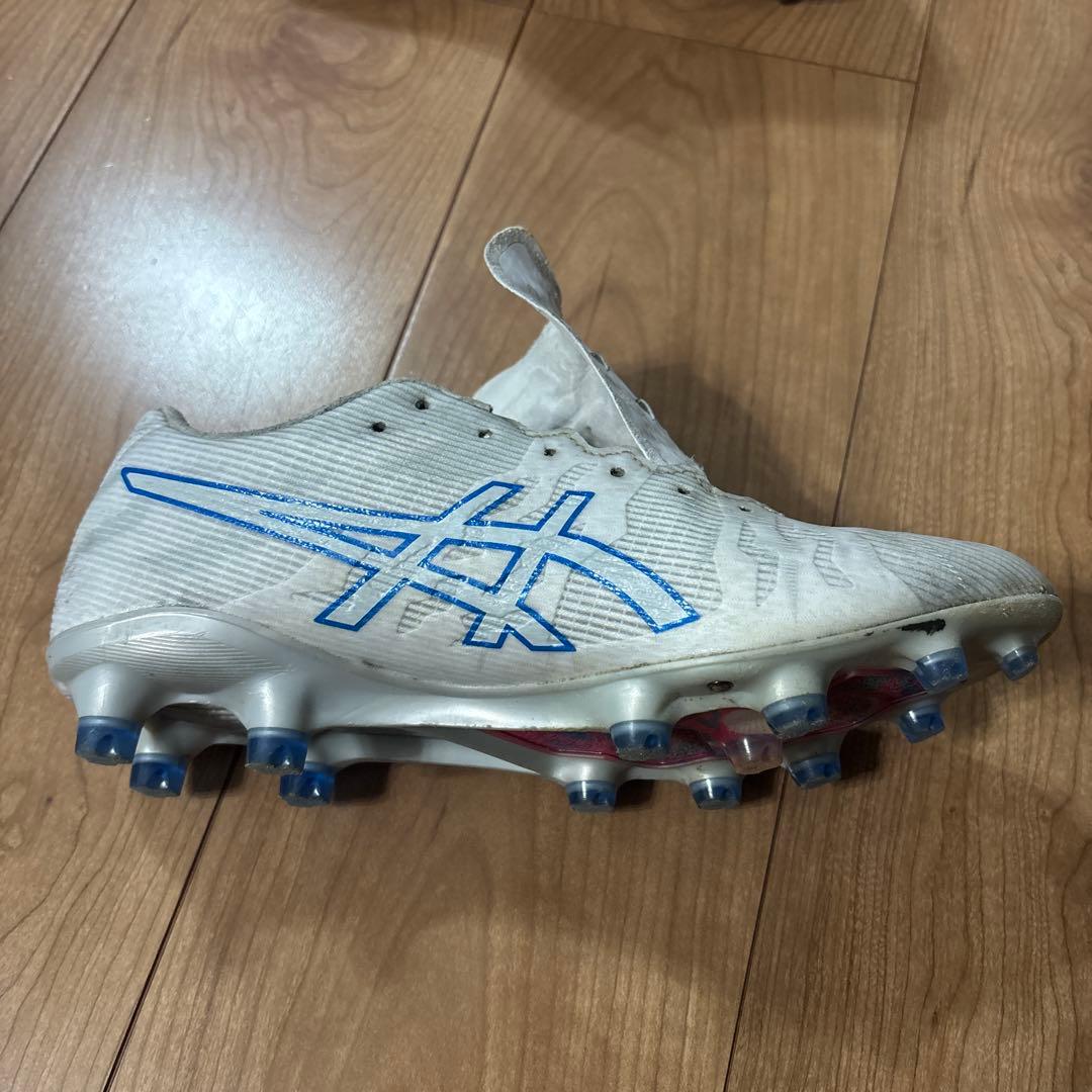 ASICS ACROS PROサッカーシューズ ホワイト/ブルー　24.5センチ