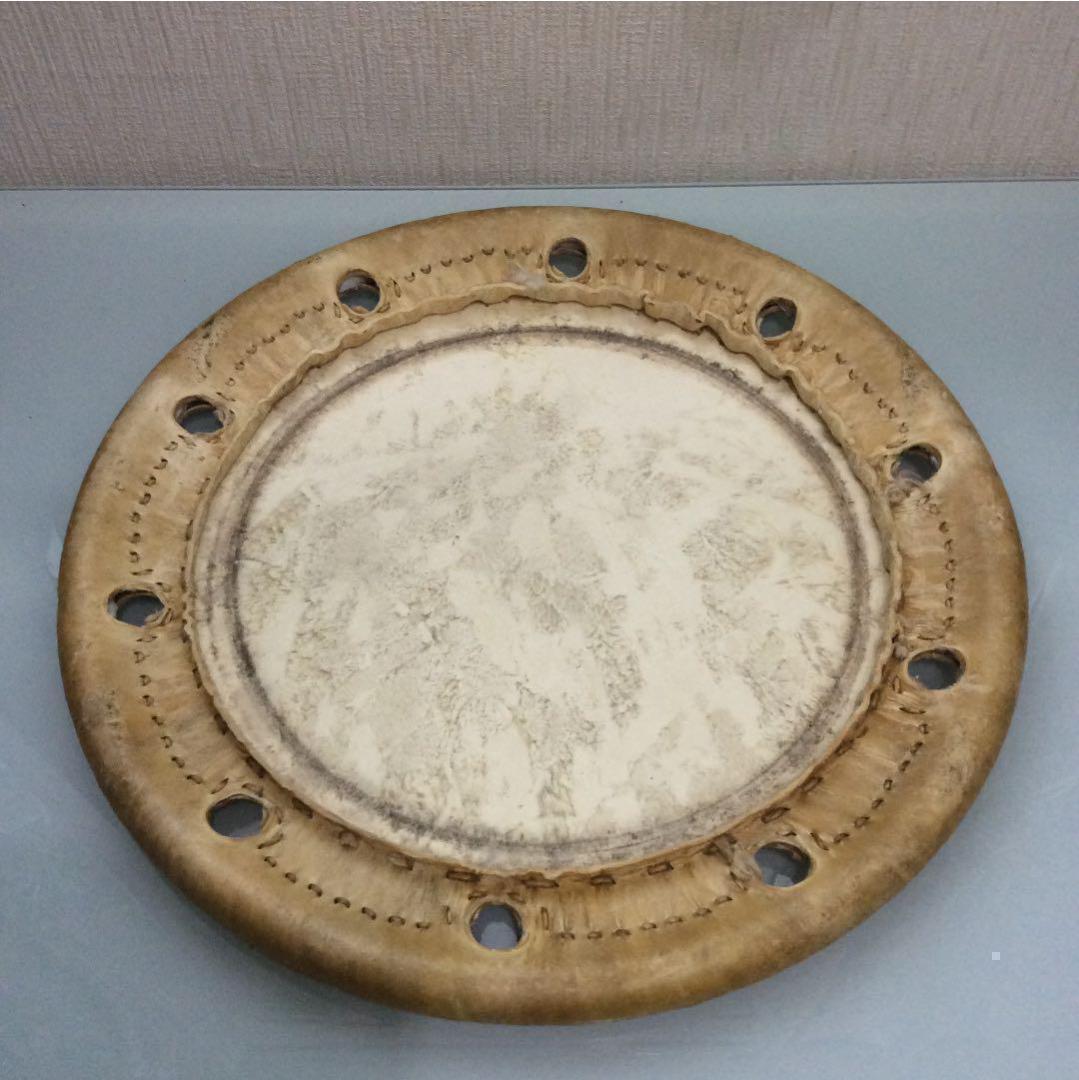 【良品 送料込み】締太鼓 交換 皮 和太鼓 二丁掛け 太鼓センター