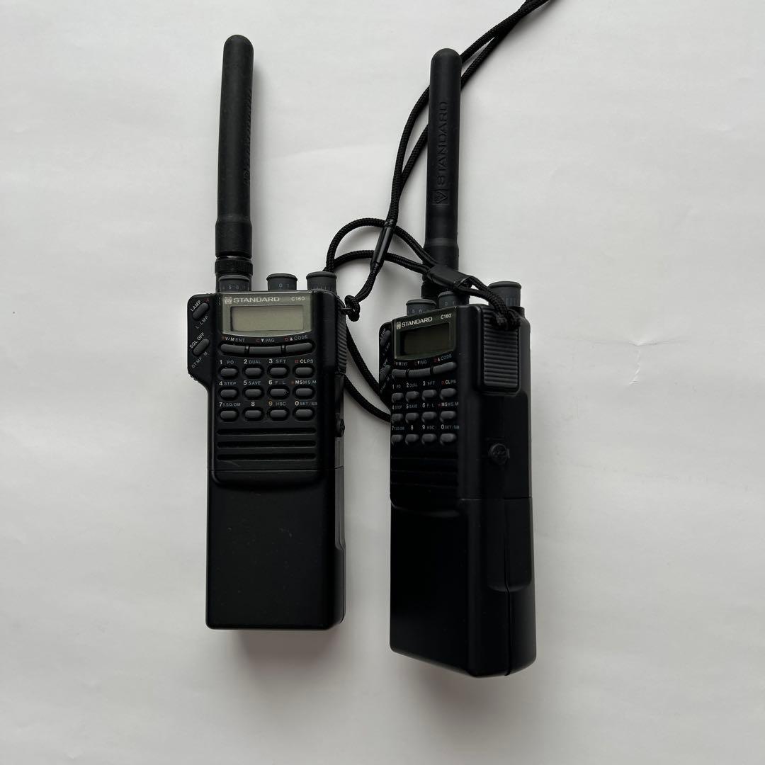 トランシーバー 2台セット 黒　STANDARD C１６０