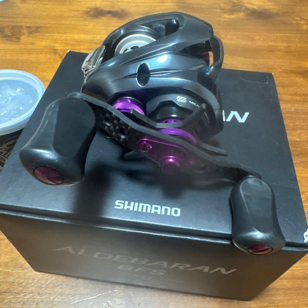 け*わ様 シマノ 22 アルデバラン BFS XG 右巻き　KTFパープルカスタ