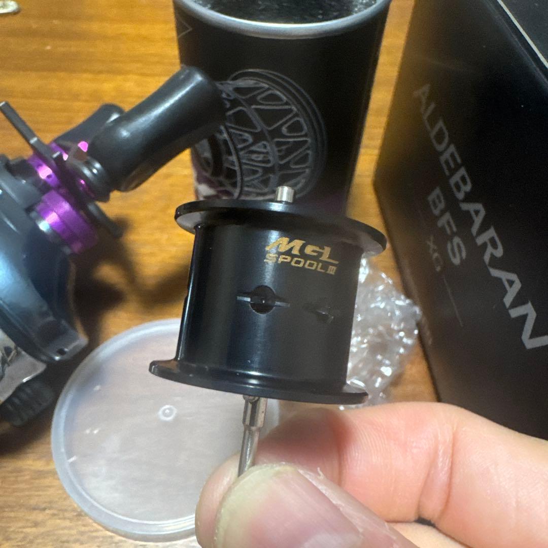 け*わ様 シマノ 22 アルデバラン BFS XG 右巻き　KTFパープルカスタ