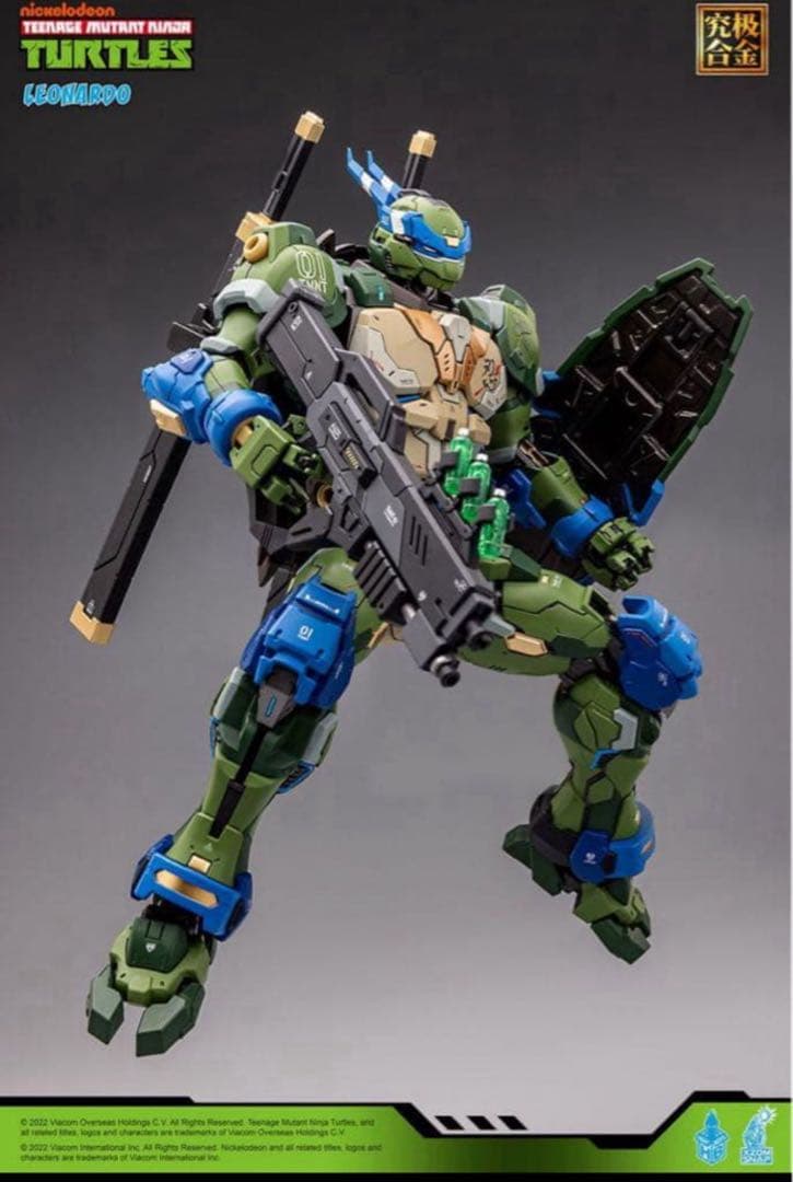 Heatboys HB0012 TMNT レオナルド 合金可動フィギュア