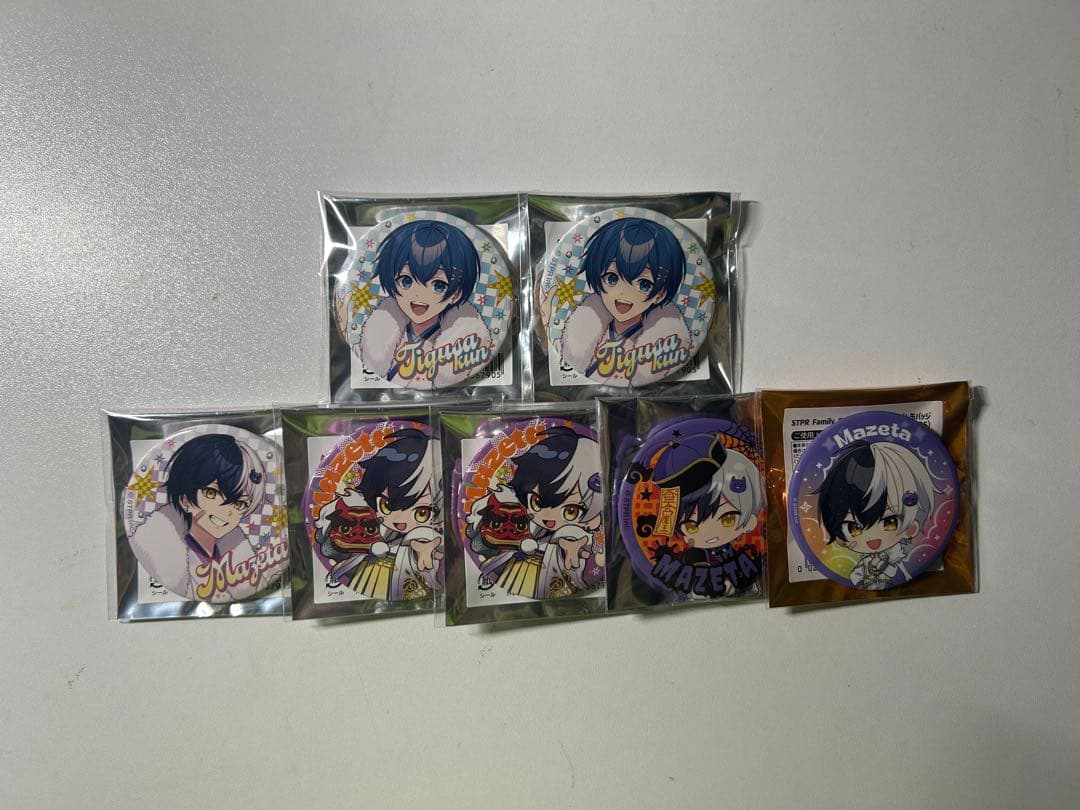 AMPTAK ちぐさくん まぜ太さん 缶バッチ