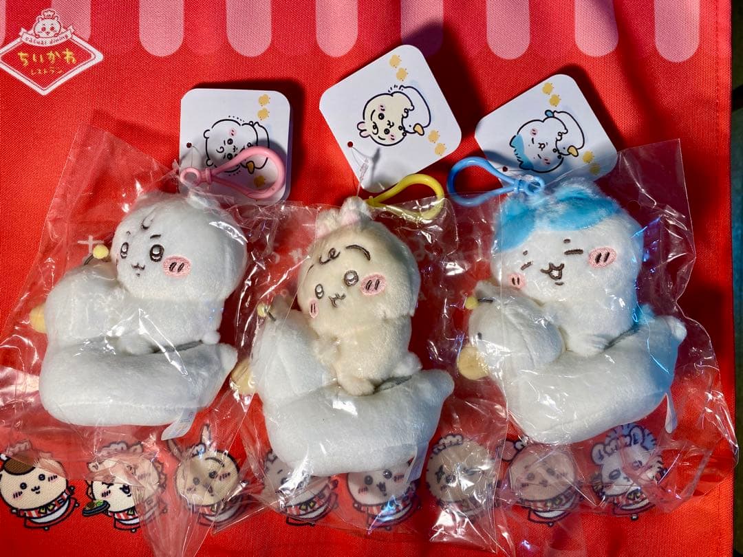 新品未開封　ちいかわベビー　おまるマスコット　ちいかわ 3個セット