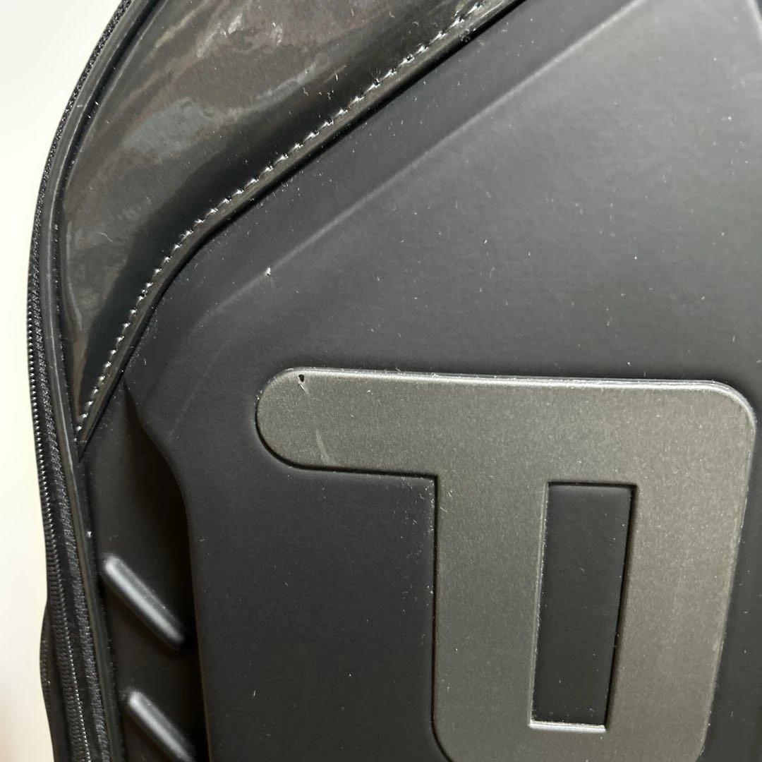 ピンキャディバッグ　ブラック【良品】