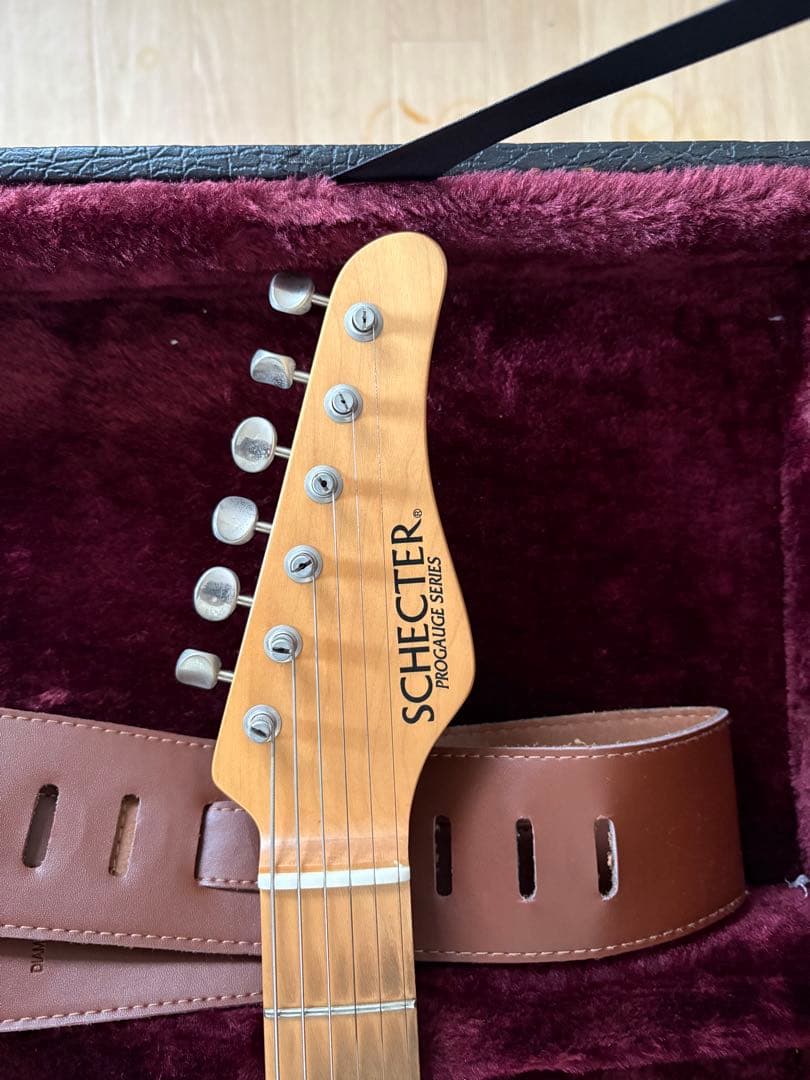 姫丸)SCHECTER エレキギター モデルシリーズ ナチュラル