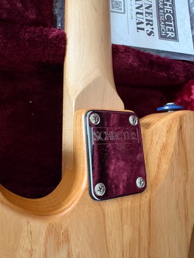 姫丸)SCHECTER エレキギター モデルシリーズ ナチュラル