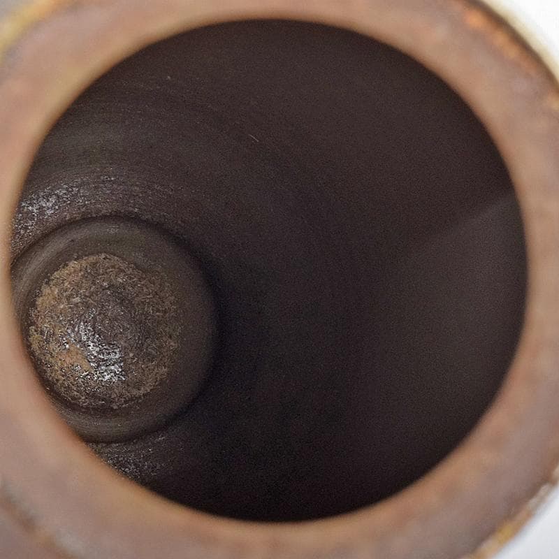 備前焼　人間国宝　金重陶陽作　花入　共箱　D　R7820