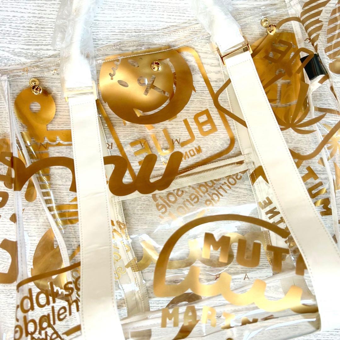 MUTA MARINEムータマリン クリア トートバッグビーチ・ゴルフバッグ