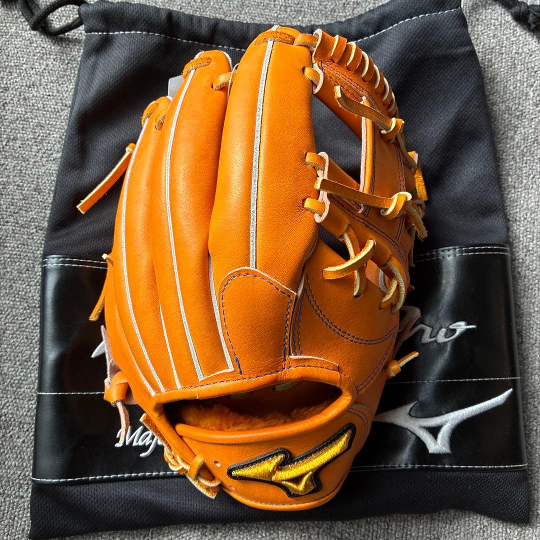 週末限定値下　ミズノプロ　硬式用グラブ　内野手　グローブ　HAGA JAPAN