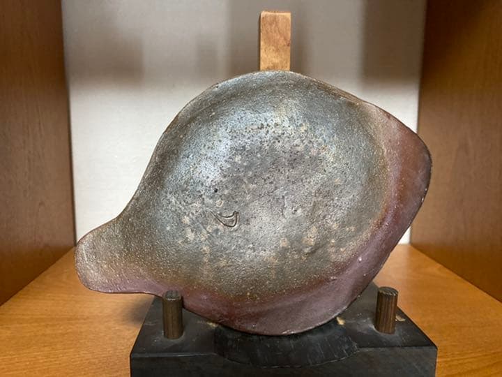 陶芸家　備前焼の皿　2点