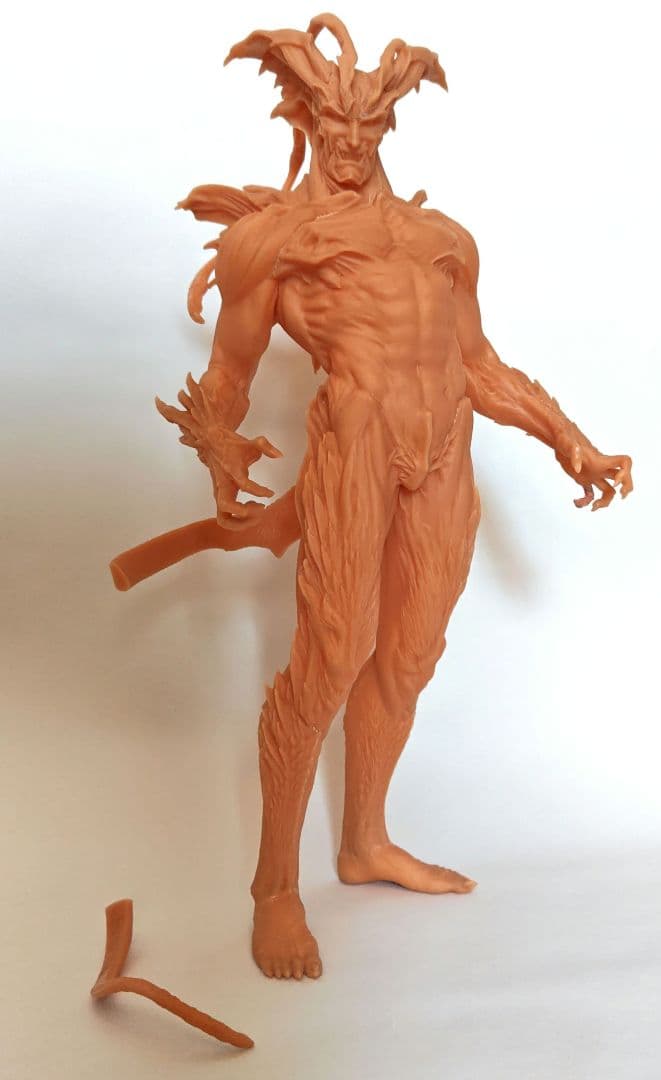 デビルマン マックスファクトリー 竹谷隆之ソフビフィギュア 未塗装品