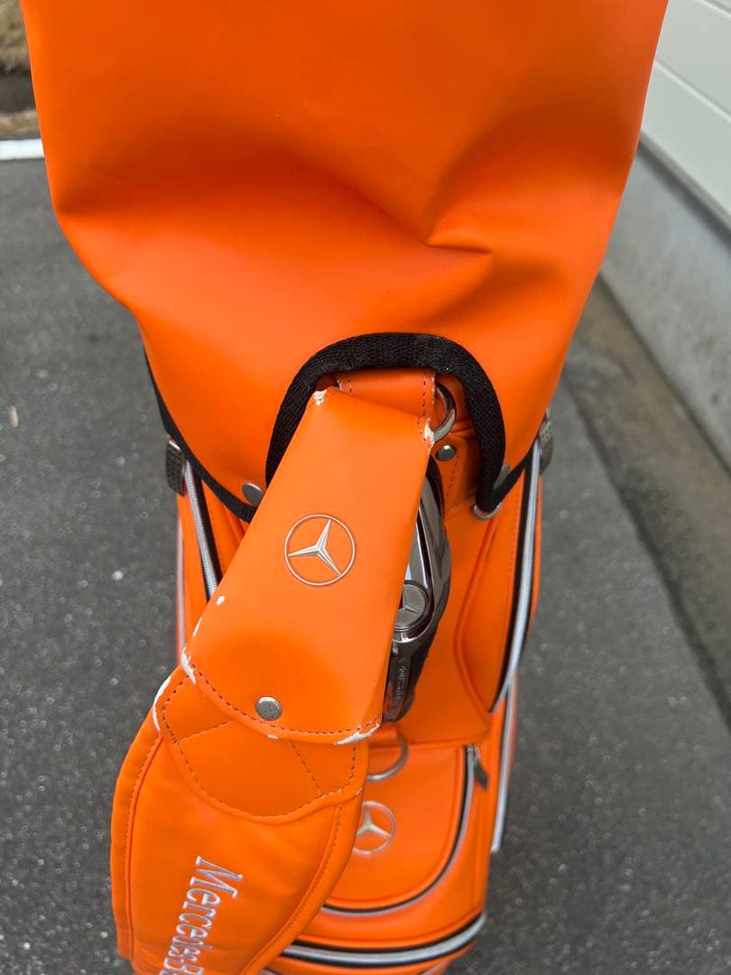 SUKE 　Titleist オレンジ キャディバッグ メルセデス・ベンツ