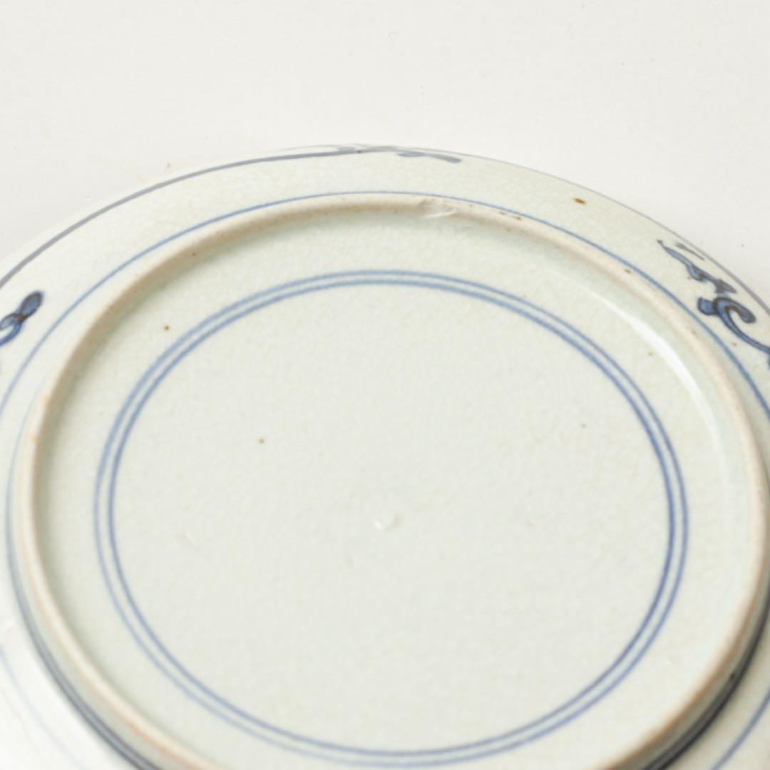 伊万里　古伊万里　江戸　中期　扇　梅