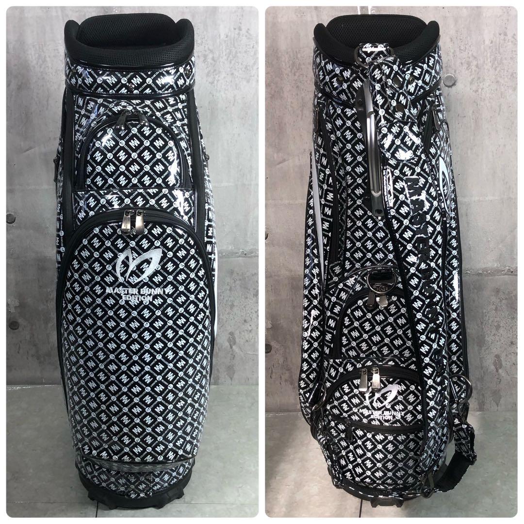 マスターバニーエディション　キャディバッグ　エナメル生地　3点式　カート式