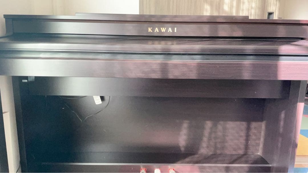 KAWAI 電子ピアノ ダークブラウン 3ペダル