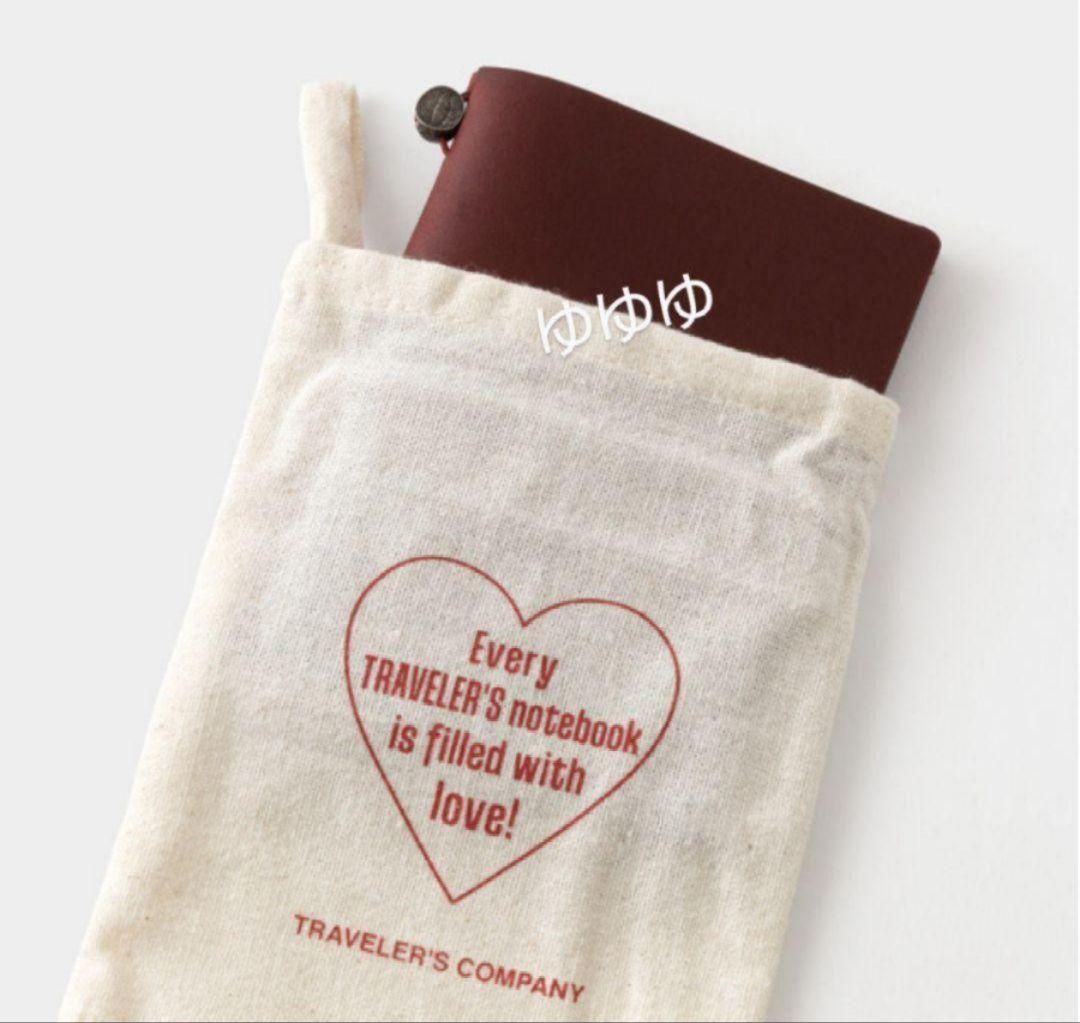 トラベラーズノート LOVE AND TRIP パスポートサイズ レッド 赤