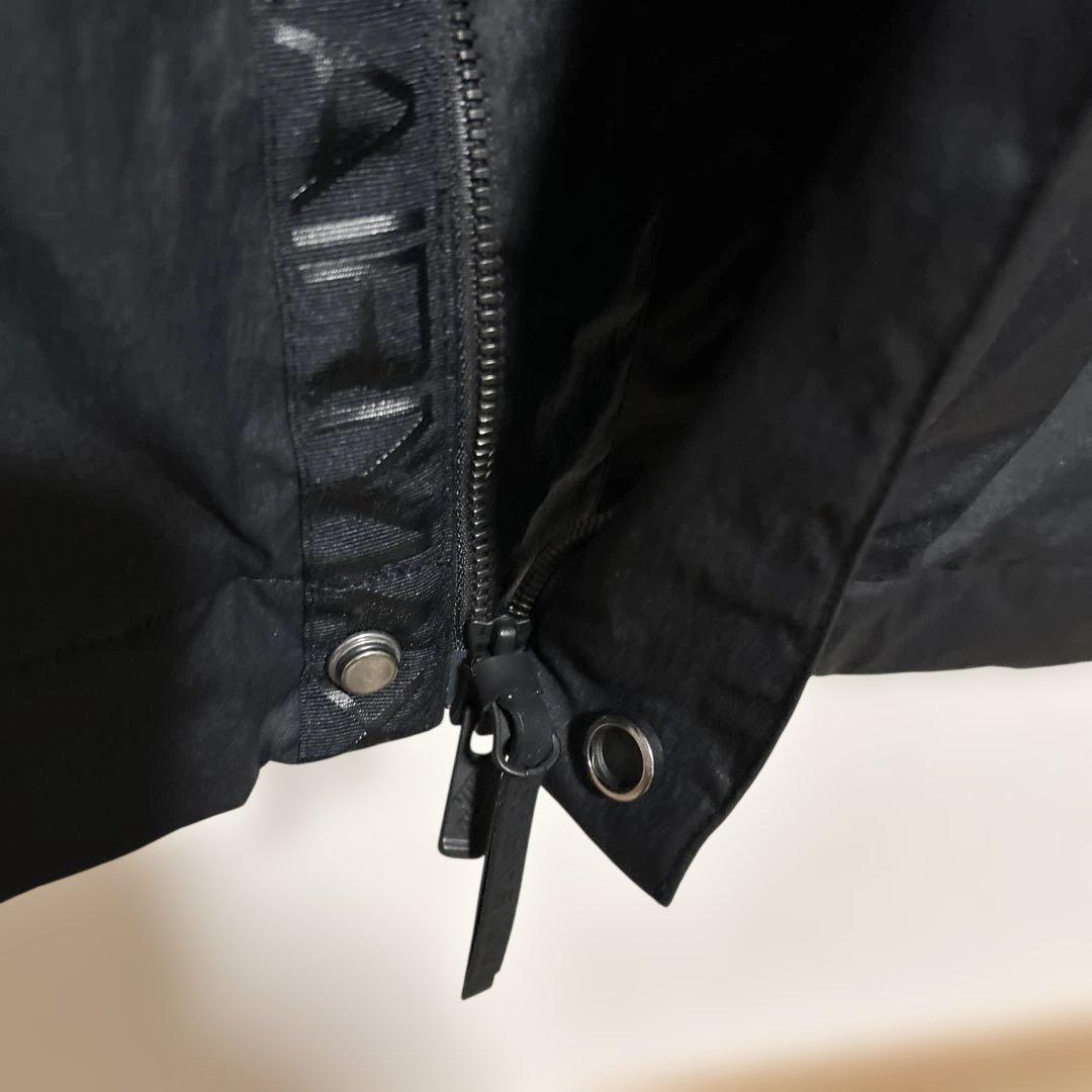 【ナイキエアマックス×鹿島アントラーズ】中綿ベンチコート　ブラック　ナイロン　Ｌ